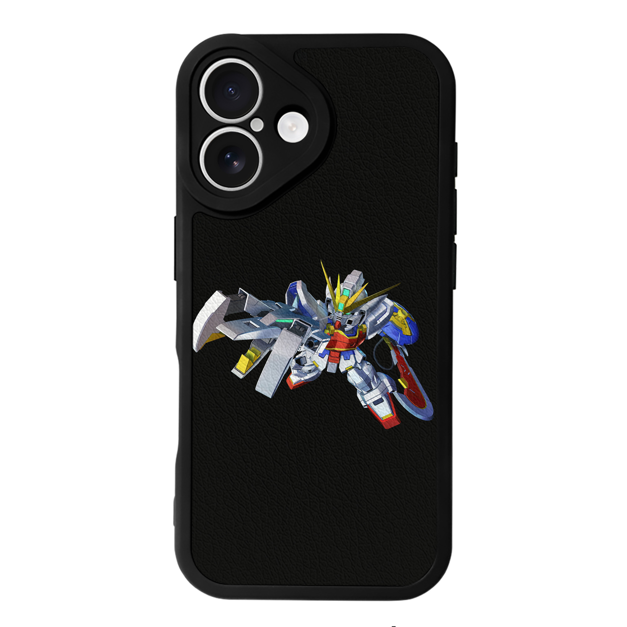 （画像用） 機動戦士ガンダム Mobile Suit Gundam 【iPhone 16シリーズ対応】シリコンスマホケース（レザー調） 材質：シリコン